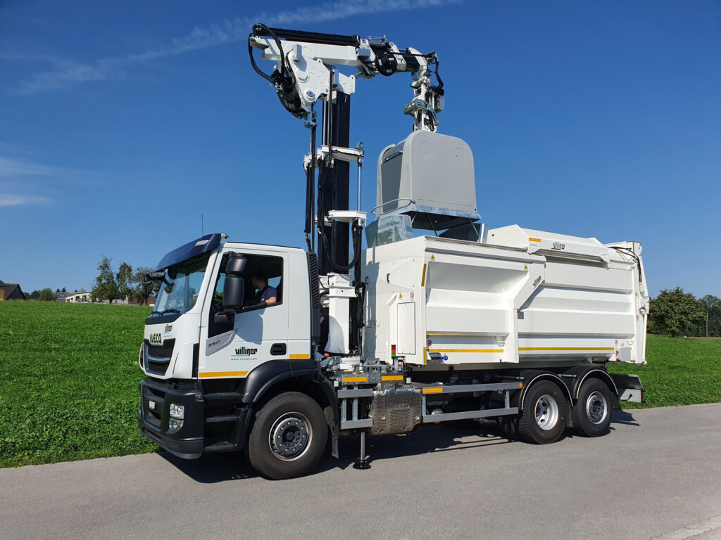 Speed-Waste-Lifter, Fahrzeugtechnik – Villiger Entsorgungssysteme AG