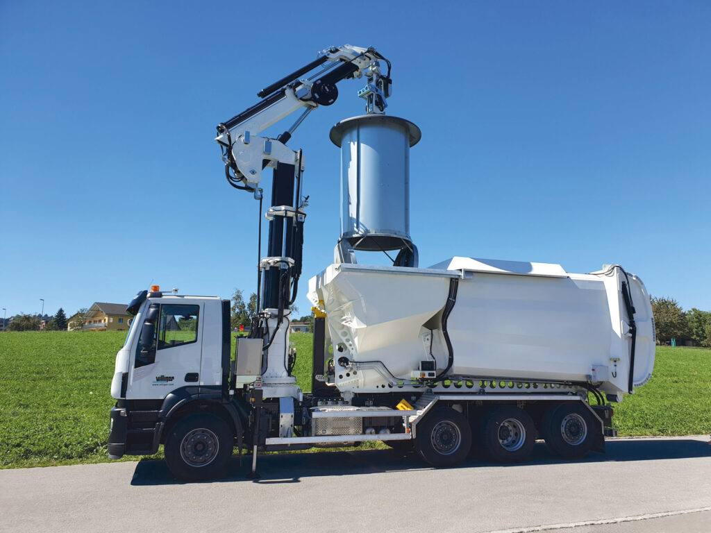 Speed-Waste-Lifter, Fahrzeugtechnik – Villiger Entsorgungssysteme AG