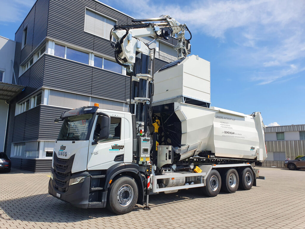 Speed-Waste-Lifter, Fahrzeugtechnik – Villiger Entsorgungssysteme AG