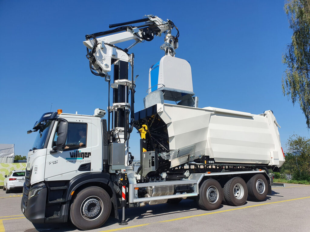 Speed-Waste-Lifter, Fahrzeugtechnik – Villiger Entsorgungssysteme AG