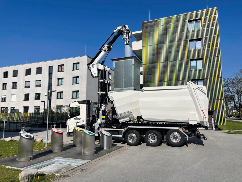 Speed-Waste-Lifter, Fahrzeugtechnik – Villiger Entsorgungssysteme AG