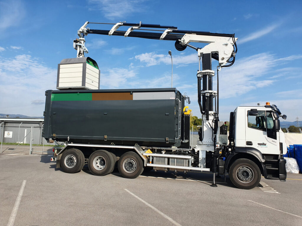 Speed-Waste-Lifter, Fahrzeugtechnik – Villiger Entsorgungssysteme AG