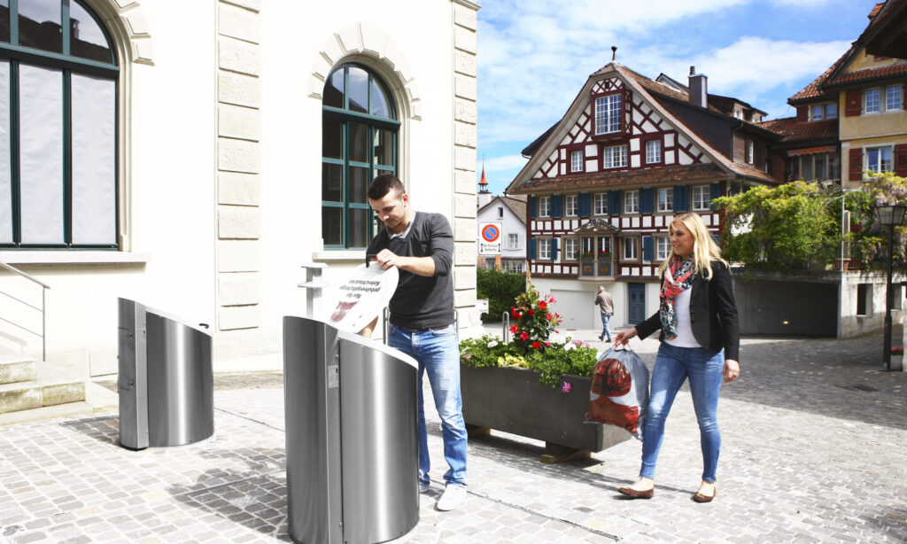 Baléro Einwurfsäule – Villiger Entsorgungssysteme AG