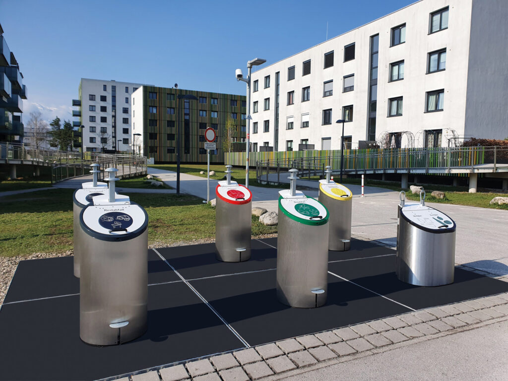 Baléro Einwurfsäule – Villiger Entsorgungssysteme AG