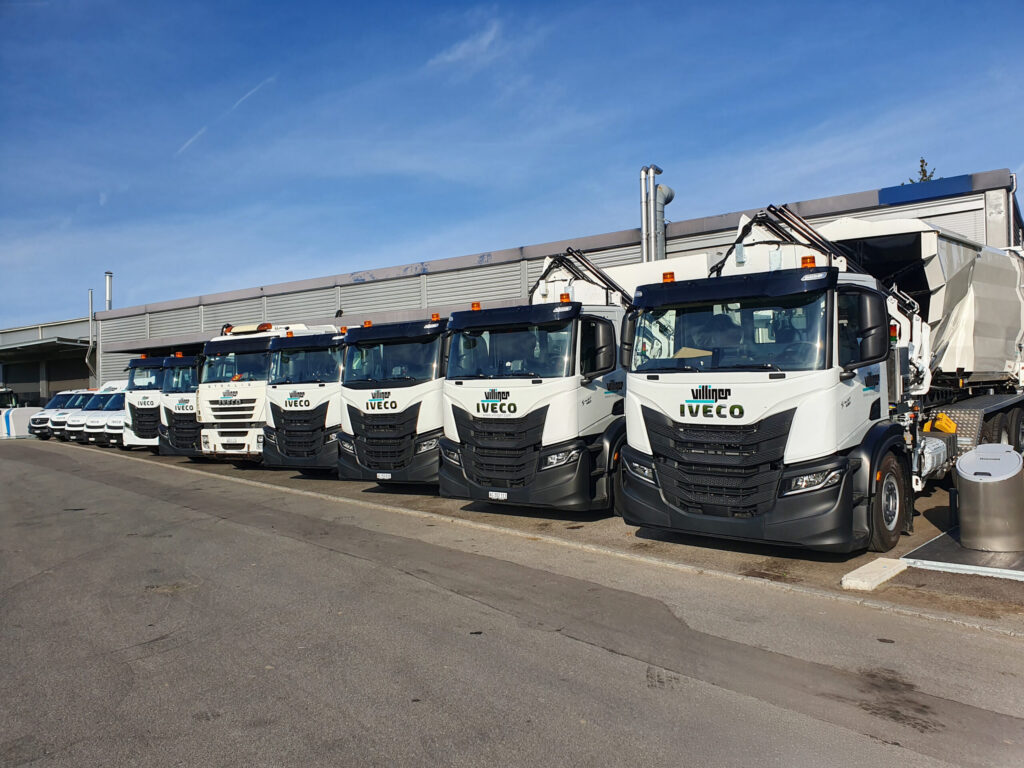 Lagerbestand Fahrzeuge, Fahrzeugtechnik – Villiger Entsorgungssysteme AG