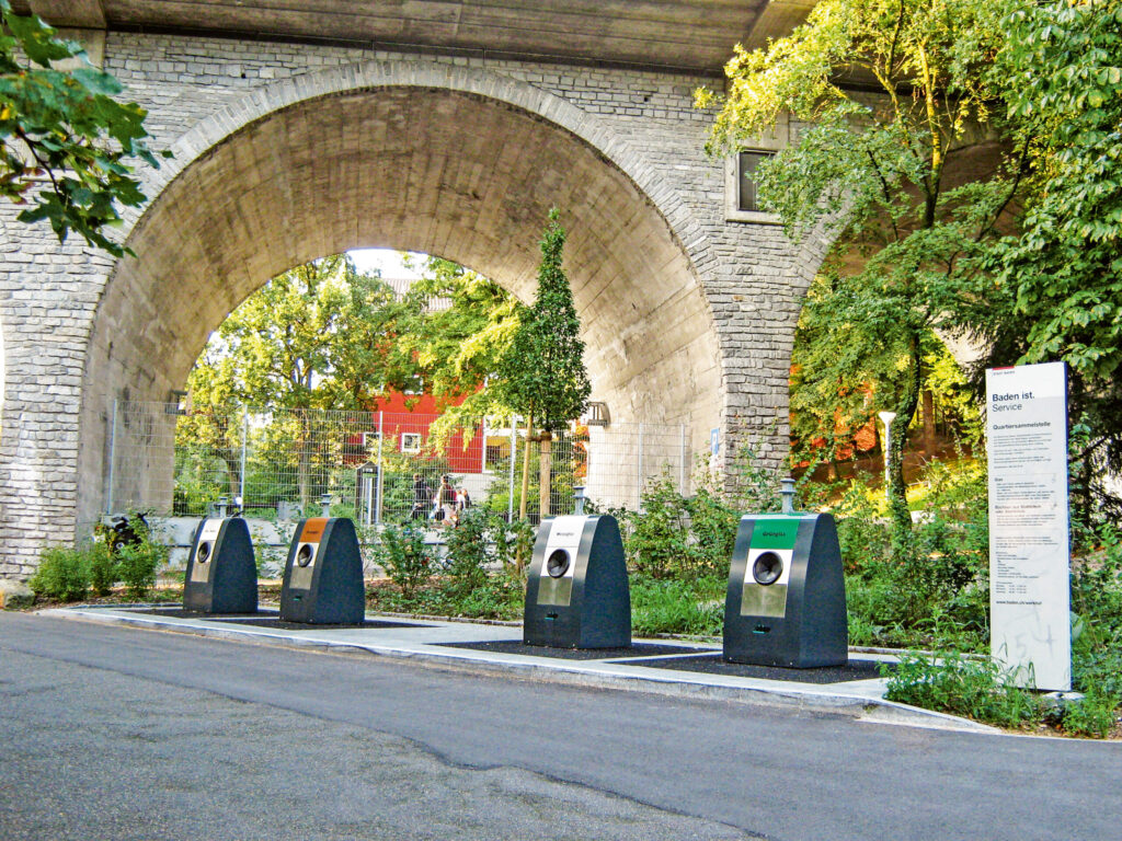 Lugano Einwurfsäule – Villiger Entsorgungssysteme AG