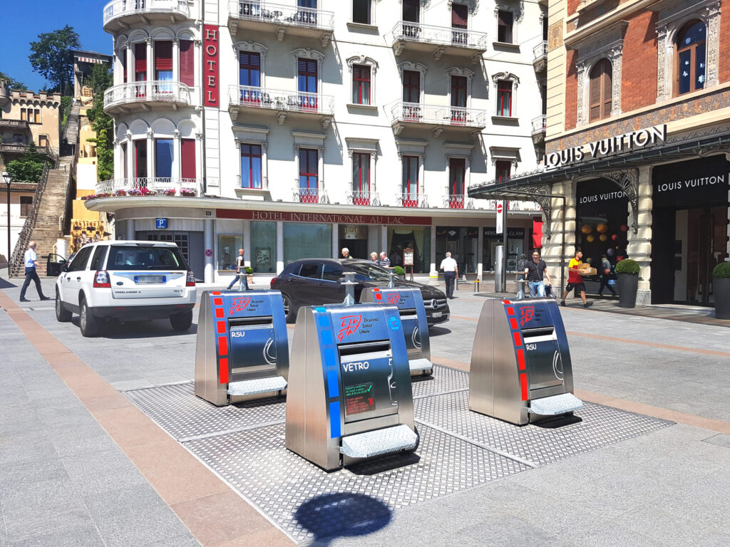 Lugano Einwurfsäule – Villiger Entsorgungssysteme AG