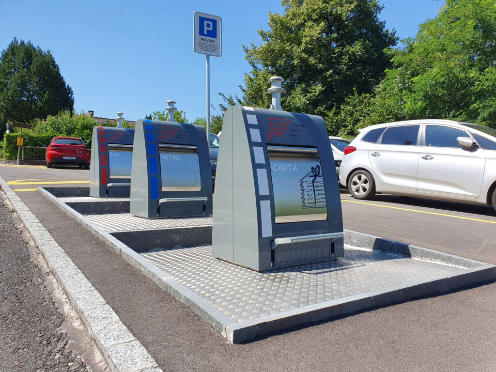 Lugano Einwurfsäule – Villiger Entsorgungssysteme AG