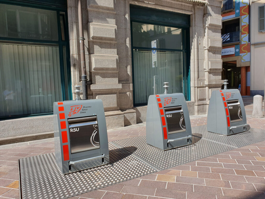 Lugano Einwurfsäule – Villiger Entsorgungssysteme AG