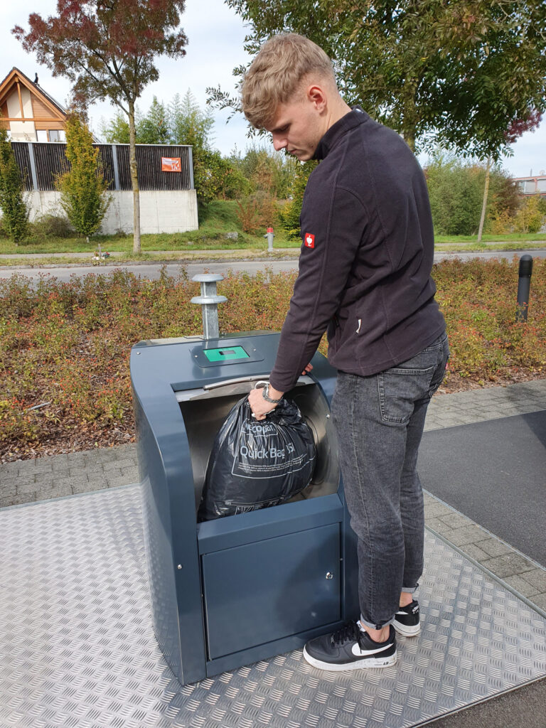 Marino Einwurfsäule – Villiger Entsorgungssysteme AG