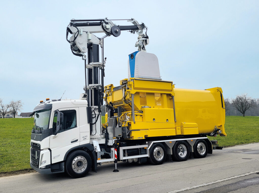 Mobile Reinigungsanlage, Fahrzeugtechnik – Villiger Entsorgungssysteme AG