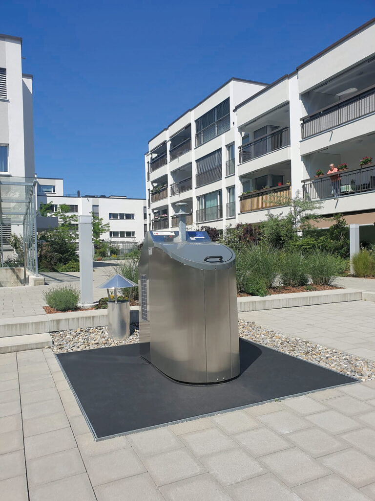 Vilaro Einwurfsäule – Villiger Entsorgungssysteme AG