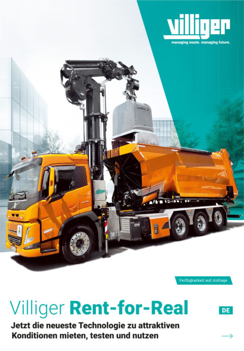 Mietangebot Speed Waste Lifter – Villiger Entsorgungssysteme AG