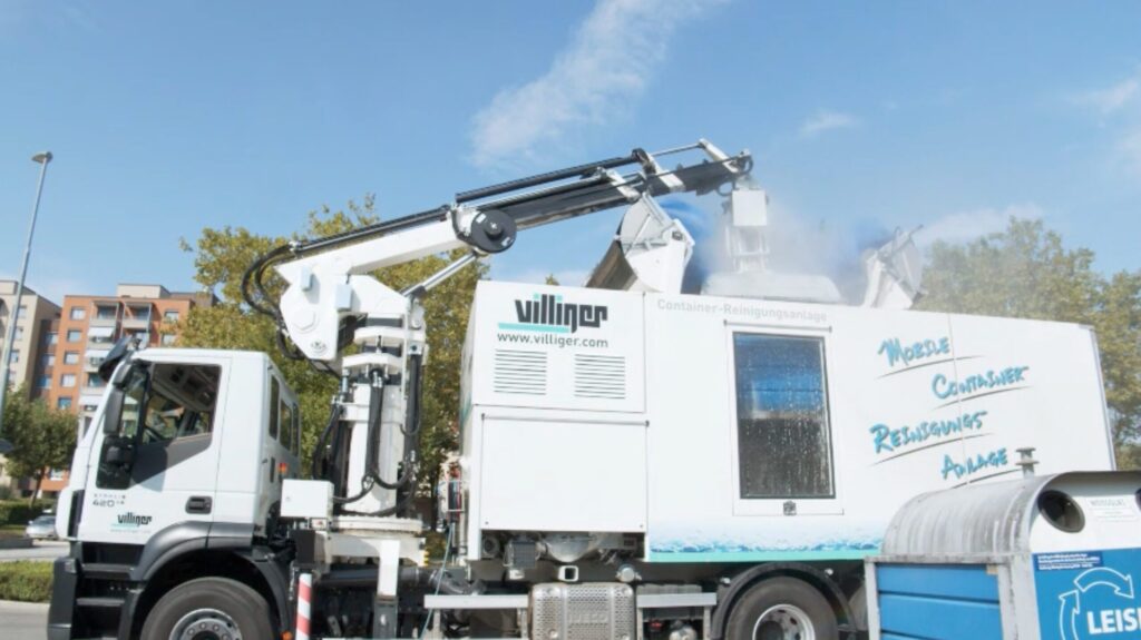 Mobile Reinigungsanlage, Fahrzeugtechnik - Villiger Entsorgungssysteme GmbH