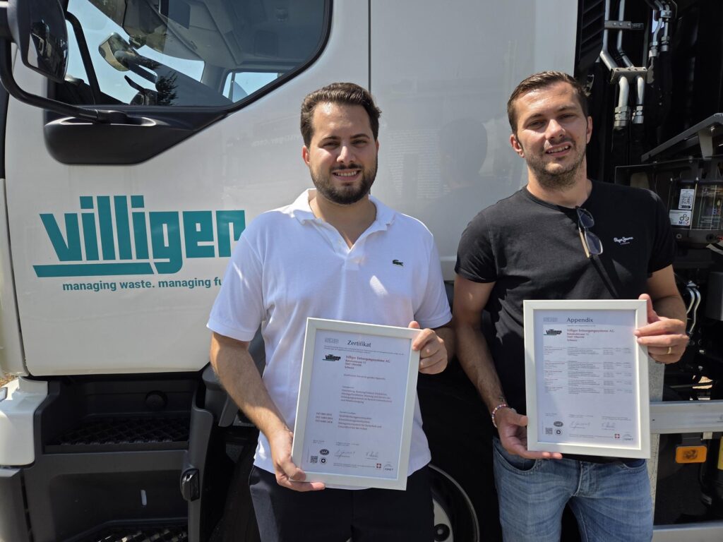 Villiger ist ISO-zertifiziert