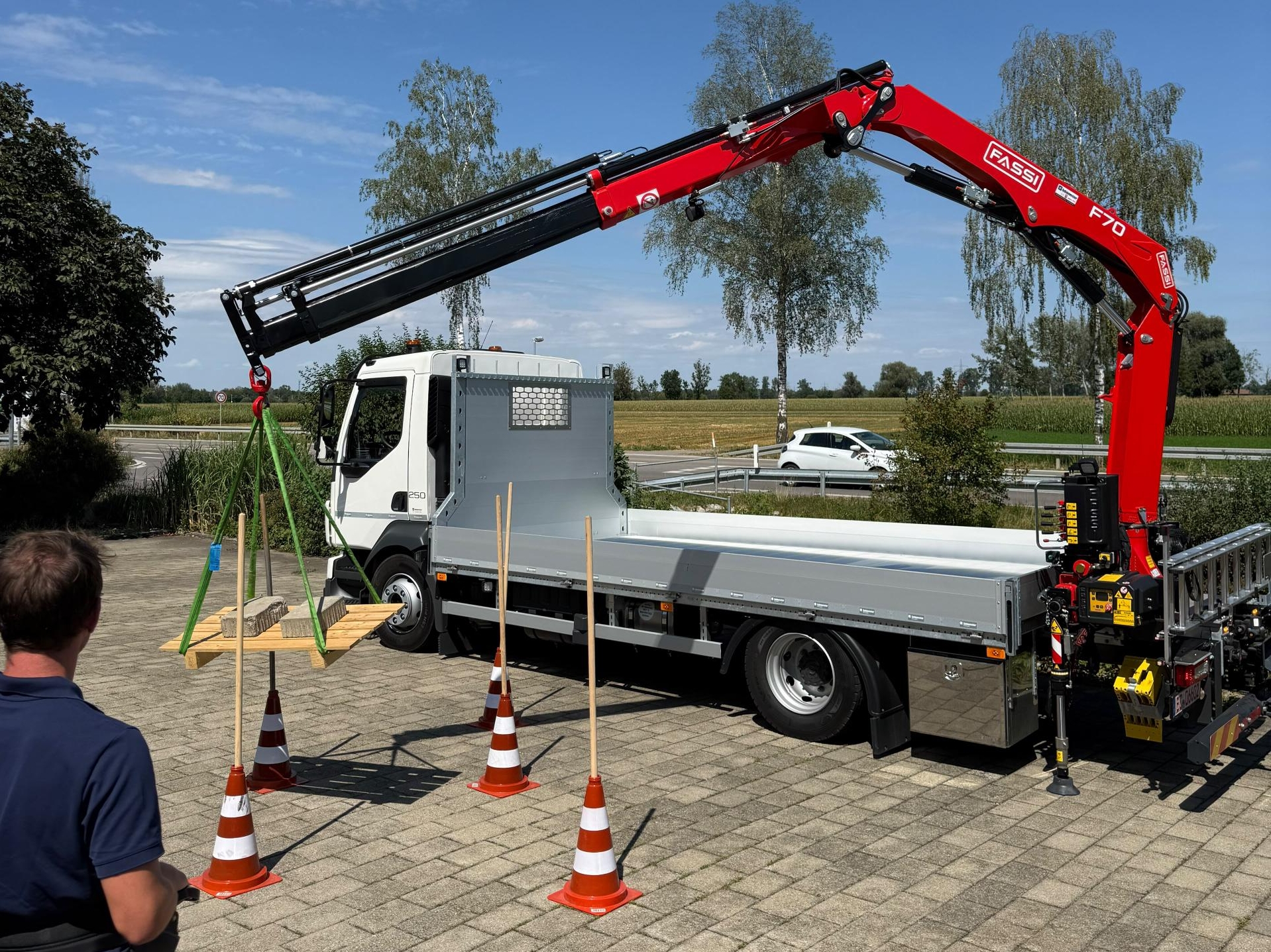 Dann Spielen - Ladekran, Service Fahrzeug, Villiger